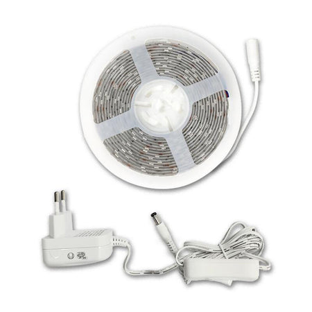 Kit Strip Led 12W 5 M Ip54 Calda- 1,0 Pz