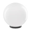 Globo Opale Bianco D 25 Cm Con Base E27- 2,0 Pz