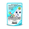 Cibo Gatto Monge Simba 100 G Trota E Merluzzo- 24,0 Pz