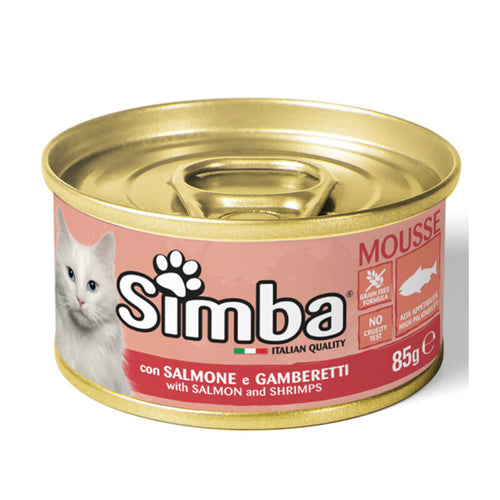 Cibo Gatto Monge Simba 85 G Salmone E Gamberetti- 24,0 Pz