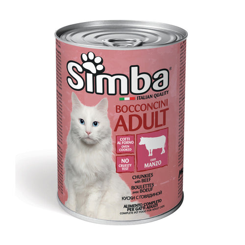 Cibo Gatto Monge Simba 415 G Bocconcini Vitello- 24,0 Pz