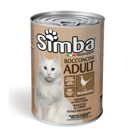 Cibo Gatto Monge Simba 415 G Bocconcini Selvagg- 24,0 Pz