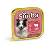 Cibo Cane Monge Simba 150 G Pate Vsc Vitel Piselli- 24,0 Pz