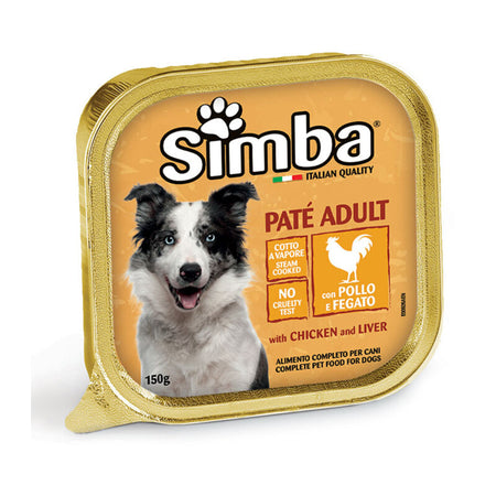 Cibo Cane Monge Simba 150 G Pate Vsc Pollo Fegat- 24,0 Pz