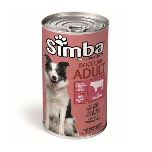 Cibo Cane Monge Simba 1230 G Bocconc Vitello- 1,0 Pz