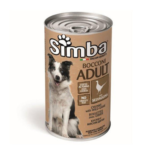 Cibo Cane Monge Simba 1230 G Bocconc Selvagg- 1,0 Pz