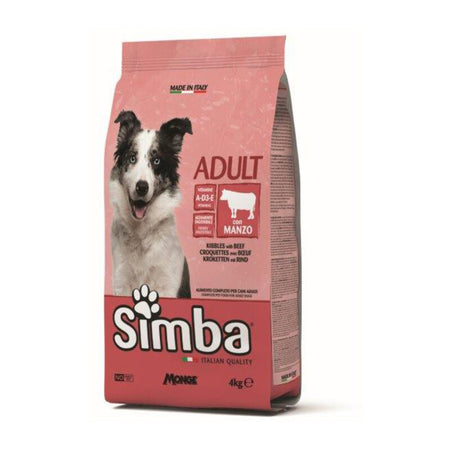 Crocchetta Cane Monge Simba 4 Kg Adult Manzo- 1,0 Pz