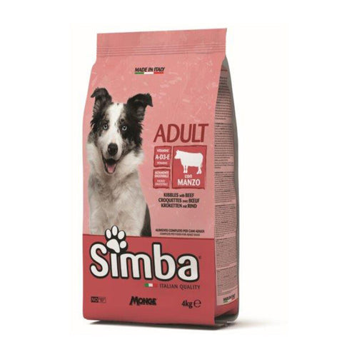 Crocchetta Cane Monge Simba 4 Kg Adult Manzo- 1,0 Pz
