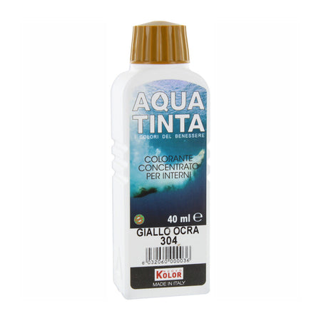 Aquatinta Per Interni 40 Ml Giallo Ocra 304- 10,0 Pz