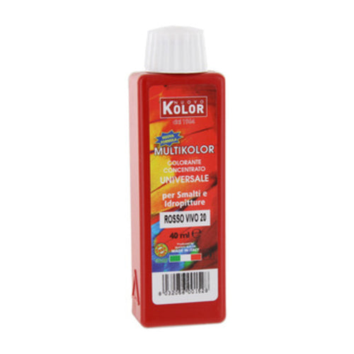 Colorante Universale 40 Ml Rosso Vivo 20R- 12,0 Pz
