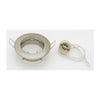 Faretto Incasso Fisso P/Led Gu10 Nikel Satin- 5,0 Pz