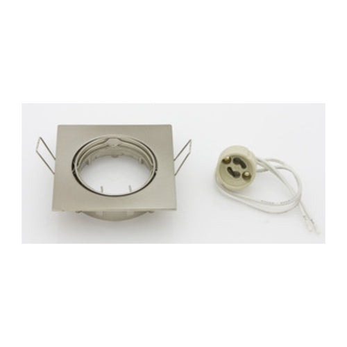 Faretto Quadrato Incas Orientab Led Gu10 Nik Sat- 1,0 Pz