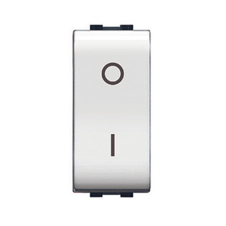 Life 4009 Wh Interruttore Bipolare Bianco- Elettrocanali- 12,0 Pz