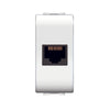Life 4084 Wh Presa Telefonica Rj11 Plug 6/4A Bianco- Elettrocanali- 12,0 Pz