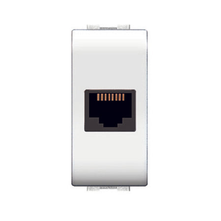 Life 4084 Wh Presa Telefonica Rj11 Plug 6/4A Bianco- Elettrocanali- 12,0 Pz
