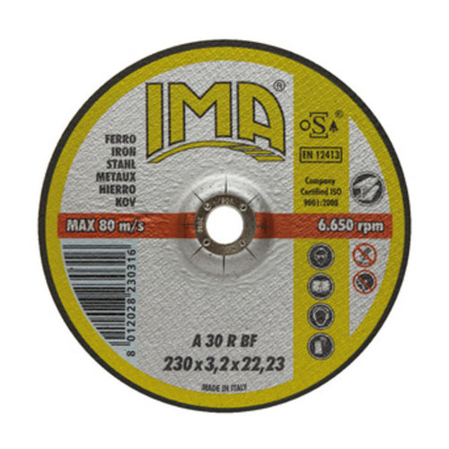 Ima Disco P/Ferro D 230X3,2 Mm- Ima- 50,0 Pz