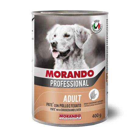 Cibo Cane Morando Latt 400 G Pat Pollo Fegato- 24,0 Pz
