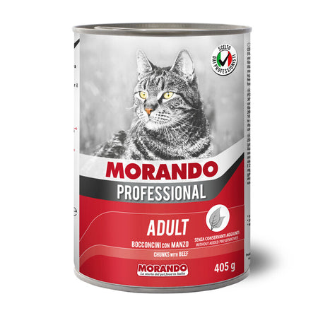Cibo Gatto Morando Latt 405 G Bocconc Manzo- 24,0 Pz
