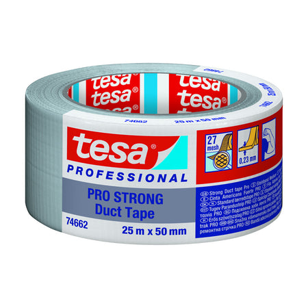 Nastro Americano Pro Strong 50Mmx25M Grigio- Tesa- 6,0 Pz