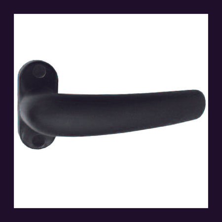 Mezza Maniglia Per Persiana Q 8 Mm Nylon Nero- 1,0 Pz