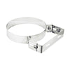 Collare Inox C/Staffa P/Tubo Stufa 25 Cm- 1,0 Pz