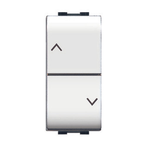 Life 4022 Wh Doppio Pulsante P/Tappar Bianco- Elettrocanali- 1,0 Pz