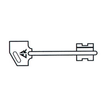 C.R. 14 Chiave Doppia Mappa 92 Mm- Dom-Cr- 10,0 Pz