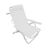 C Spiaggina Reclinabile In Alluminio Bianca- 2,0 Pz