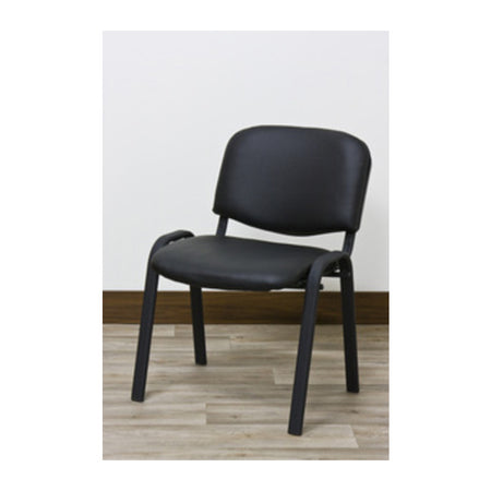 C Sedia Interlocutoria Work Nero Pvc- 5,0 Pz