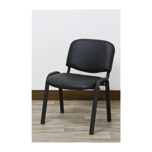 C Sedia Interlocutoria Work Nero Pvc- 5,0 Pz