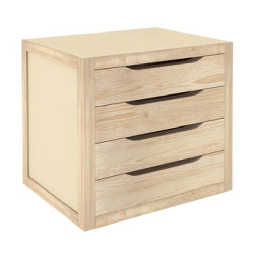 Cassettiera 4 Cassetti 39X30Xh37,5 Cm- Astigarraga Kit Line- 1,0 Pz