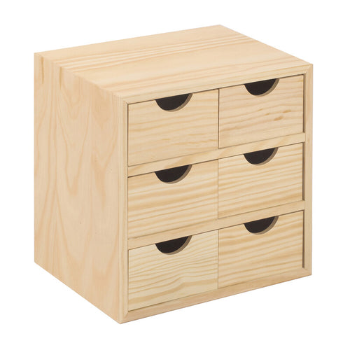 Cassettiera Mini 6 Cassetti 28X20Xh28 Cm- Astigarraga Kit Line- 1,0 Pz