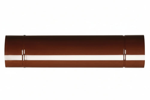 Tubo Porcellanato Per Stufe A Legna Marrone Ala Smalto Classic Ø Mm.130X500H. Ala