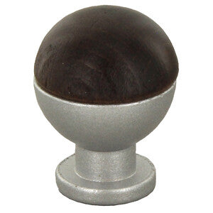 Bl Pomolo Legno Ott 735B D 18 Mm Noce Sc 2 Pz- Botter Luigi- 6,0 Blister