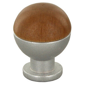 Bl Pomolo Legno Ott 735B D 18 Mm Noce Ch 2 Pz- Botter Luigi- 6,0 Blister