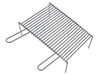 Griglia Pesante Con Piedi 2 Manici Cm.60X33X9H. Lapillo
