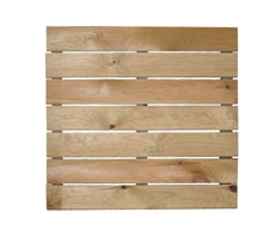 Pedana In Pino Impregnato Cm.50X50X3,2 Vette