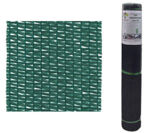 Rete Ombreggiante Normale 90% Verde In Miniroll- - Mt.3H. Rot. Mt.4 - 1 Rotolo T-Rex