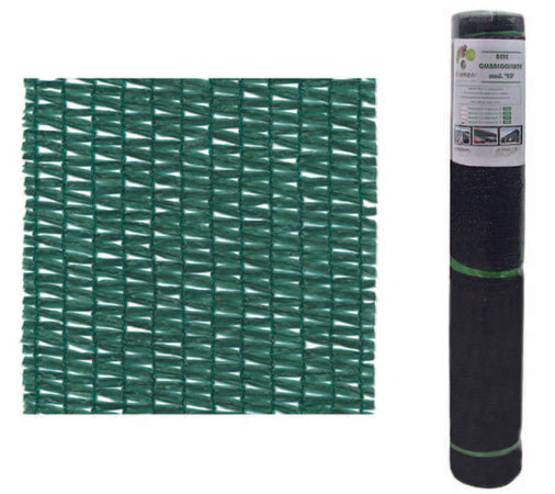 Rete Ombreggiante Normale 90% Verde In Miniroll- - Mt.3H. Rot. Mt.4 - 1 Rotolo T-Rex
