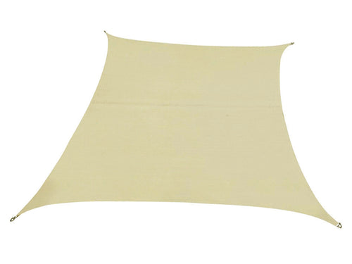 Vela Ombreggiante Poliestere Quadra Beige Mt.3,6X3,6 Vette