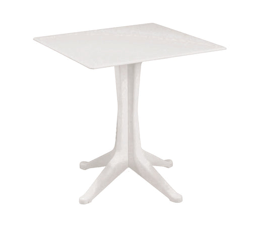 Tavolo Da Giardino Ponente Bianco Cm.70X70 Cm.70X70X71,7H. Peso Kg.7,7