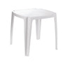 Tavolo Da Giardino 75X75 Bianco Cm.75X75X72H. Cm.75X75X72H. Peso Kg.5,9