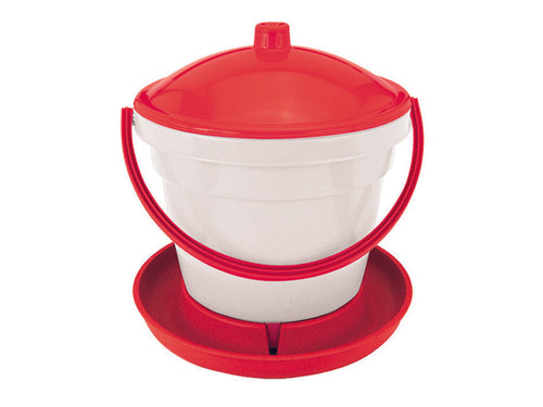 Abbeveratoio Serbatoio Rapid Clean Per Polli- - Lt.18, Cm.36X36X78H - 2 Pezzi Novital