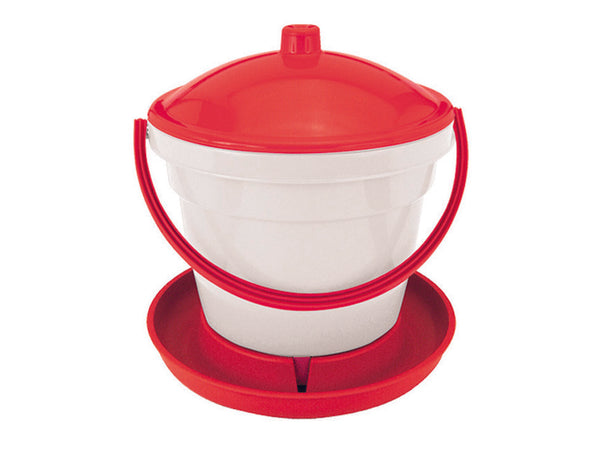 Abbeveratoio Serbatoio Rapid Clean Per Polli- - Lt.18, Cm.36X36X78H - 2 Pezzi Novital