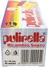 Ricambio Spazzola Pulirella Super- - 10 Mt Carta Crespata Adesiva H. 12 Cm - 5 Pezzi Generalfix