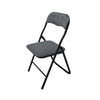 Sedia Pieghevole Polo Tessuto Grigio Scuro 27- 6,0 Pz