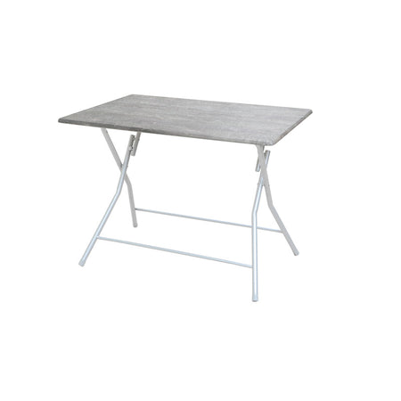 Tavolo Pieghevole Bingo Cm 120X80 Cemento- 1,0 Pz