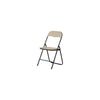 Sedia Pieghevole Polo Nero/Sabbia- 6,0 Pz
