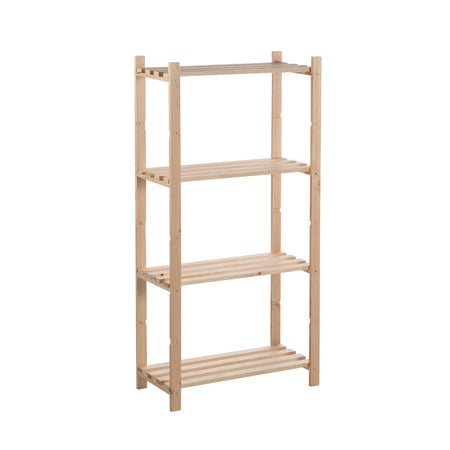 Scaffale In Pino Basico 4 Ripiani Cm 65X30X131 H- 1,0 Pz