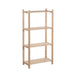 Scaffale In Pino Basico 4 Ripiani Cm 65X30X131 H- 1,0 Pz
